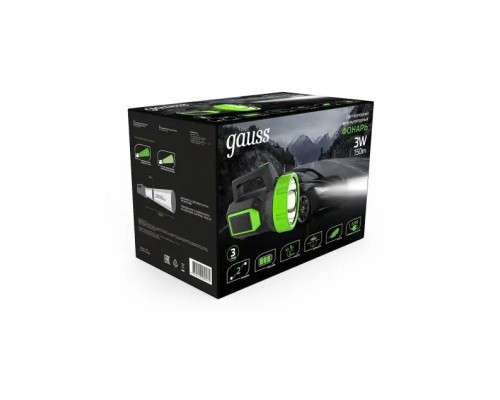 Ручной фонарь  GF604 Gauss