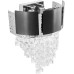 Бра Molina LDW 7045-2 BK+CHR Lumina Deco