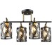 Потолочная люстра Miren WD3632/4C-CO-BK-AM Wedo Light