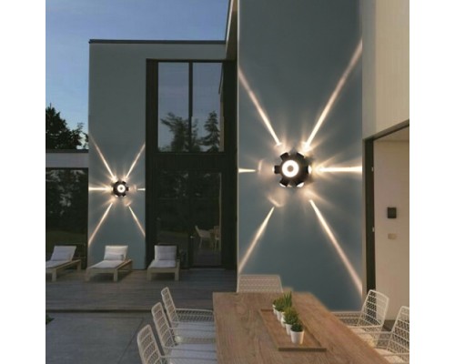 Архитектурная подсветка  86973-9.2-007U LED2W+6*1W BK Reluce