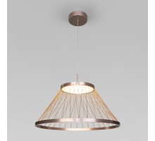 Подвесной светильник Cesta 40017/1 LED коричневый Eurosvet