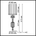 Интерьерная настольная лампа Terra 5414/1T Odeon Light