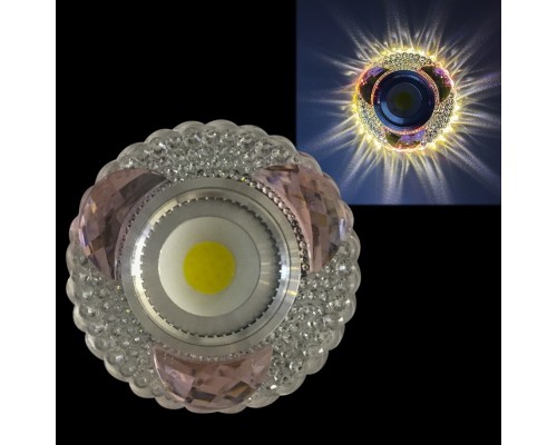 Точечный светильник  42240-9.0-001PL MR16+LED3W CL/PK Reluce