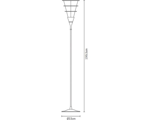 Торшер Saturnina D25C0351 Fabbian