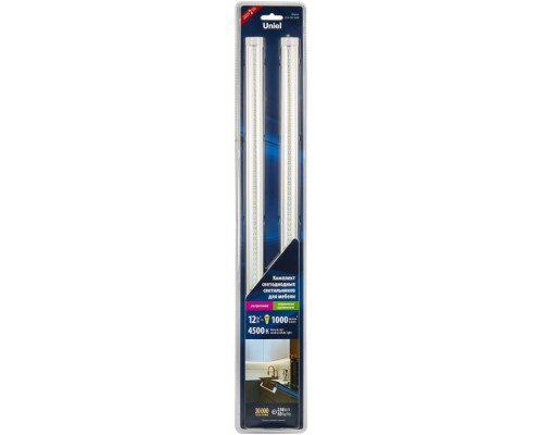 Точечный светильник  ULM-F45-2x6W/4500K IP20 SILVER Uniel