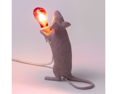 Интерьерная настольная лампа Mouse Lamp 15220SV Seletti