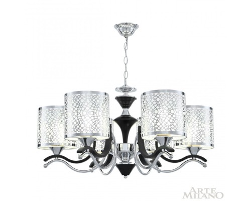 Подвесная люстра Florentia-6787 306787/6 Bk/Ni Arte Milano