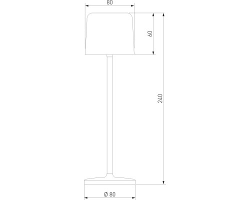 Уличная настольная лампа Bitty TL70260 Elektrostandard