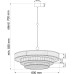 Потолочная люстра LAVONE LAV-ZW-10(ZM)60/44/31 Kutek