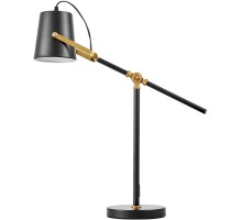 Интерьерная настольная лампа Fela LDT 7733-1 BK+MD Lumina Deco