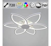 Потолочная люстра  09877-0.3-06B WH (RGB) Reluce