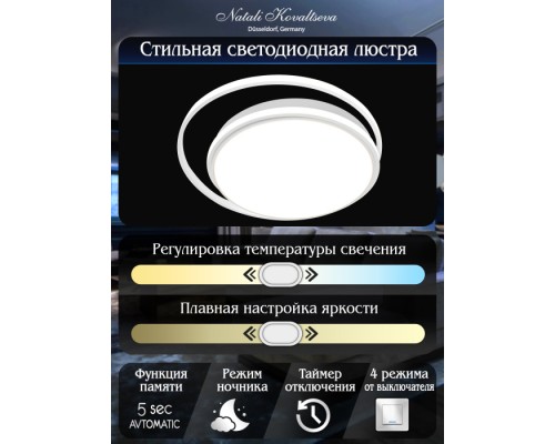 Потолочная люстра Groove LED LAMPS 81186 Natali Kovaltseva