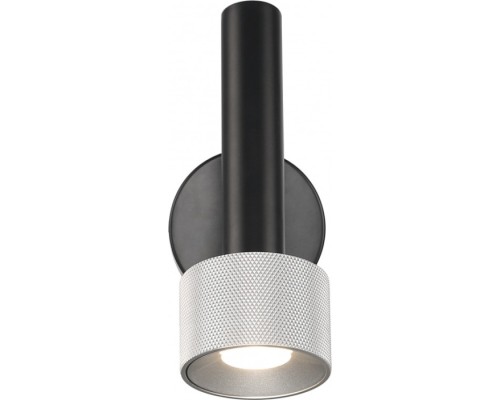 Спот Delta 2360-1 BK+SL iLedex