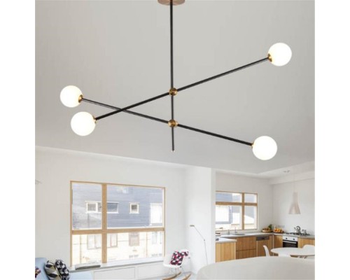 Потолочная люстра Bistro Globe 9389P/4 black/gold DeLight Collection