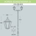 Наземный фонарь Noemi E35.208.M20.AXH27 Fumagalli