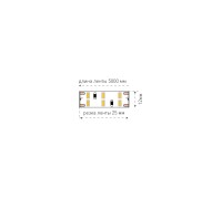 Светодиодная лента  SWG4240x2-12-24-W SWG