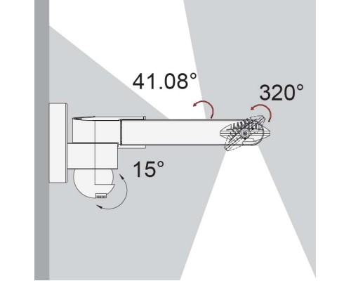 Настенный светильник уличный LEDSPOT W6144S-2-PIR S Oasis Light