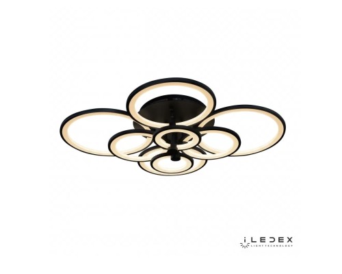 Потолочная люстра Ring A001/8 BK iLedex