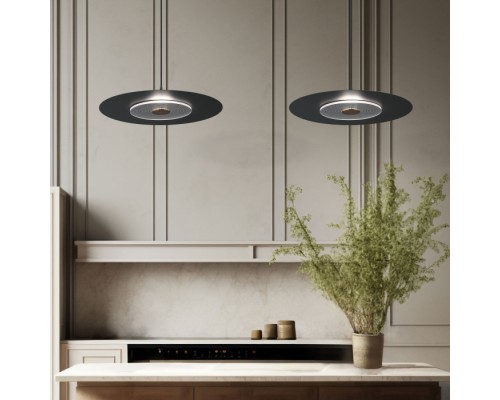 Подвесной светильник Kontur 40030/1 LED / черный Eurosvet