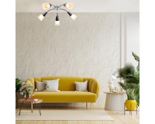 Потолочная люстра Aquilegia 1100/5P Chrome Escada
