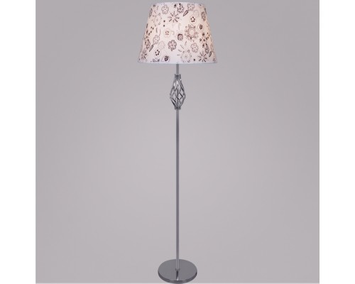 Торшер  86578-0.6-01 CH (SHADE 1718B WH) Reluce