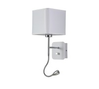 Бра Paco PACO AP2 CHROME/WHITE Crystal Lux