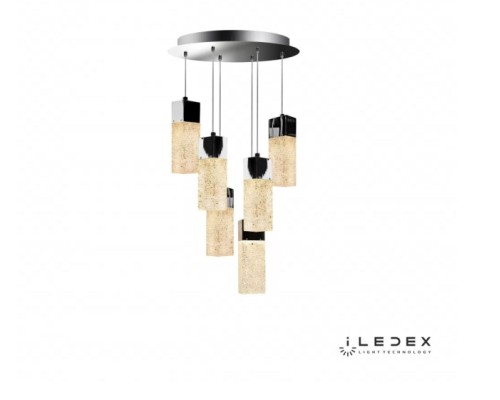 Подвесной светильник Ice P81000/6 CR iLedex