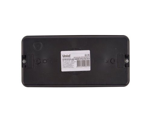 Настенно-потолочный светильник ULW-K25 ULW-K25A 6W/4000K IP65 BLACK Uniel