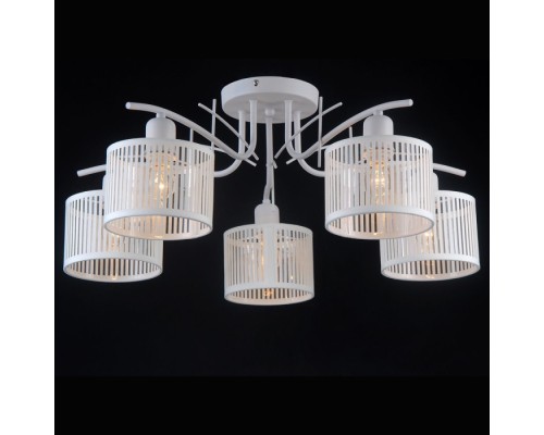 Потолочная люстра Amsterdam AMSTERDAM 81053-5C SATIN WHITE Natali Kovaltseva