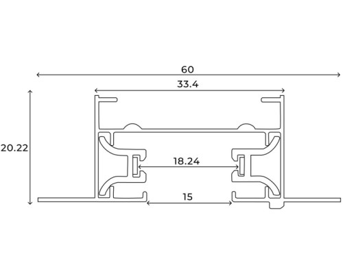 Шинопровод Skylite HSBL_0011 Hesby Lighting