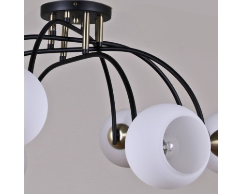 Потолочная люстра  IL0250-8CSQ-79 BK AB ILLUMICO