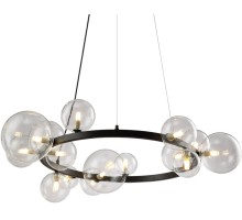 Подвесная люстра Art Deco Bubble OMG1075R black/clear DeLight Collection