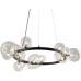 Подвесная люстра Art Deco Bubble OMG1075R black/clear DeLight Collection