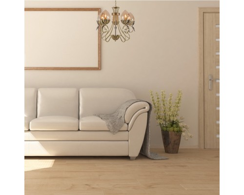 Подвесная люстра Olivi 3304/5H-ABPAB-AM Lumien Hall