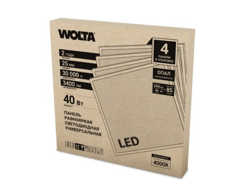 Светодиодная панель  WLPD-40W/01 Wolta