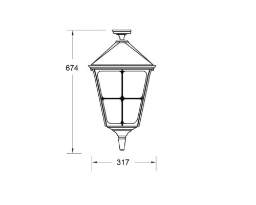 Потолочный светильник уличный QUADRO XXL 79905XXLA Bl Oasis Light