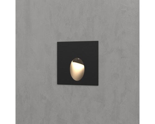 Встраиваемый светильник уличный Step 2 MRL LED 1102 чёрный Elektrostandard