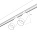 Трековый светильник Mgspot MGSPOT2X8 Bk 3000K Raumberg