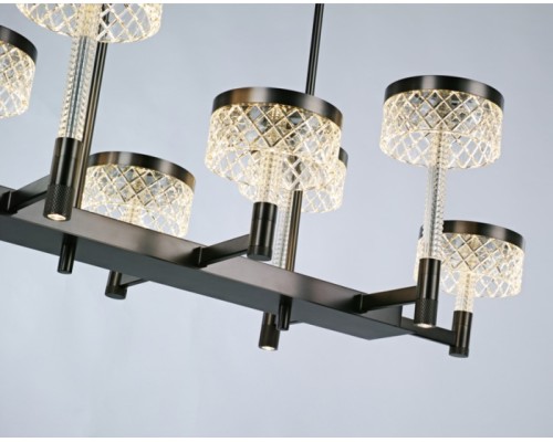 Подвесная люстра Diamond cut MD21020075-6B matt black DeLight Collection