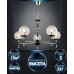 Подвесная люстра Kameliya WD3624/5H-FGD-BK-WT Wedo Light