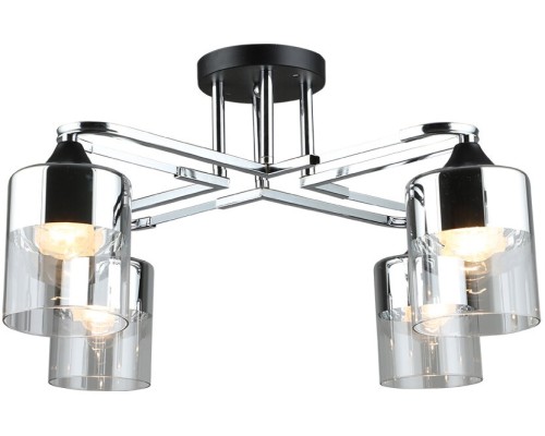 Потолочная люстра Vizer WD3618/4C-BK-CR-CL Wedo Light