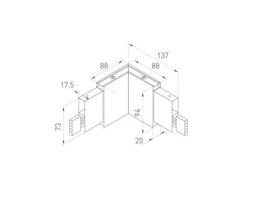 Коннектор LINEAIR FLAT 031531 Arlight