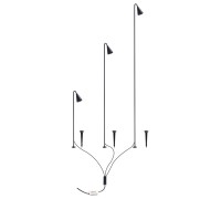Грунтовый светильник Muliphein A1084PA-3BK Arte Lamp