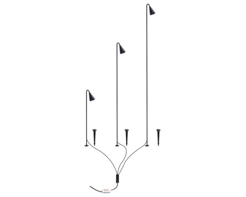 Грунтовый светильник Muliphein A1084PA-3BK Arte Lamp