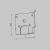 Заглушка Accessories for tracks Exility TRA034EC-SCCL-42B Maytoni