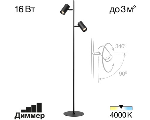 Торшер Twin CL809011N Citilux