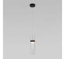 Подвесной светильник Lumen 50244/1 LED черный/прозрачный Eurosvet