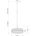 Потолочная люстра LAVONE LAV-ZW-3(P)310-1/R Kutek
