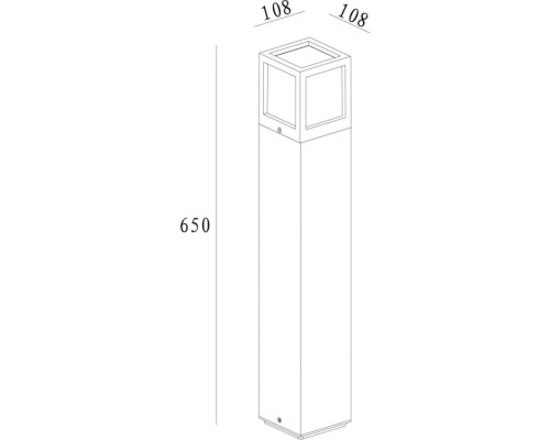 Наземный светильник Facado 730332 Deko-Light