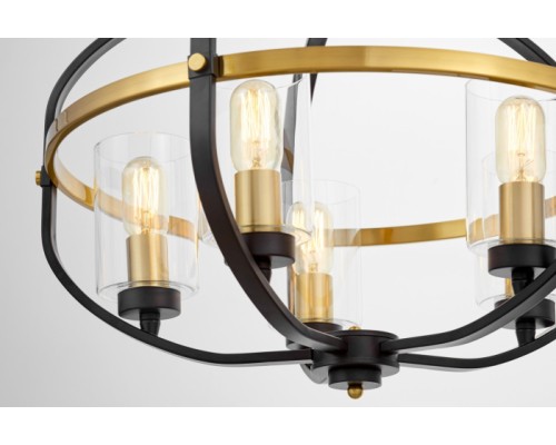 Подвесная люстра  LDP 1141-5 BK+MD Lumina Deco